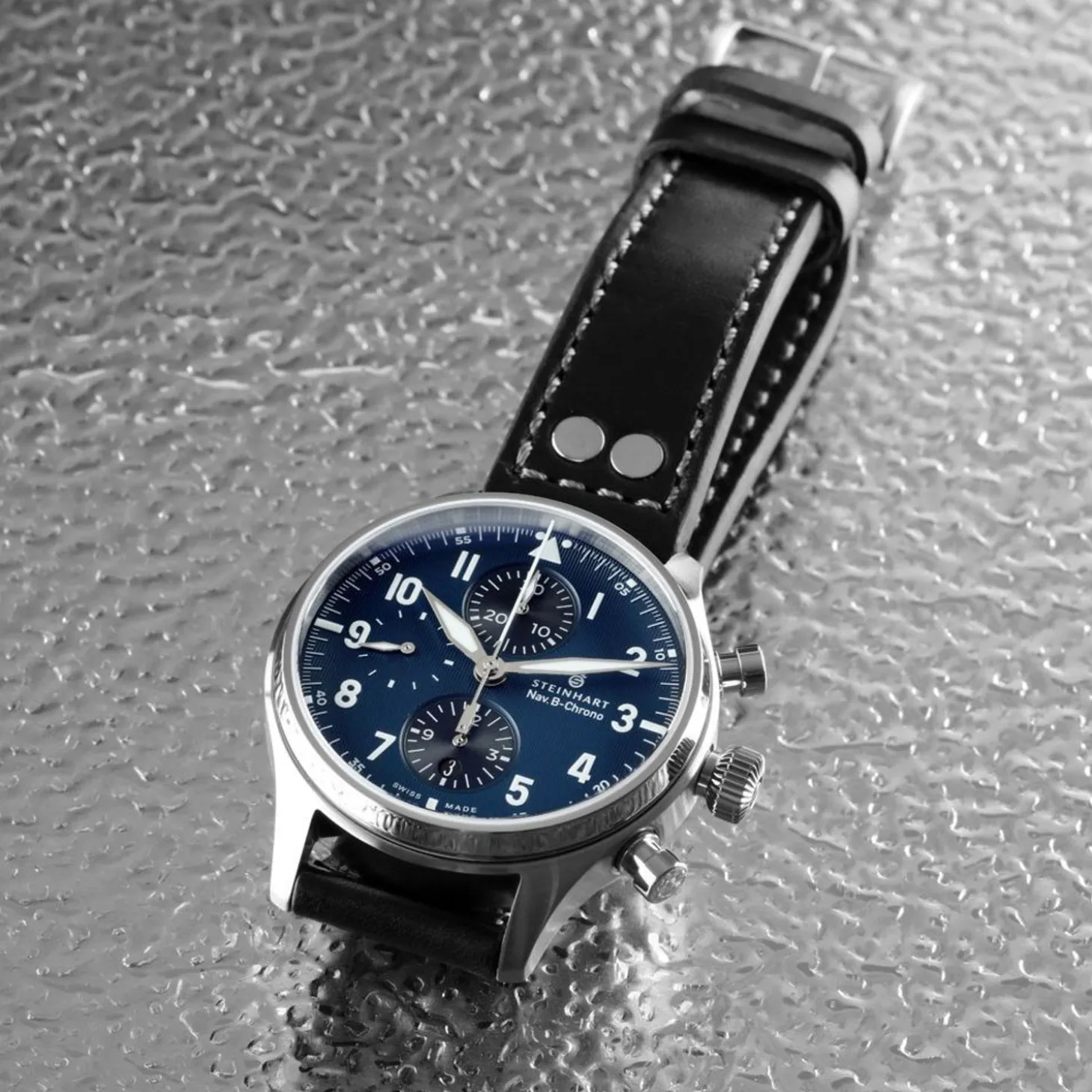 Steinhart Watches Nav.B-Chrono 42 Classic A-Type Blue