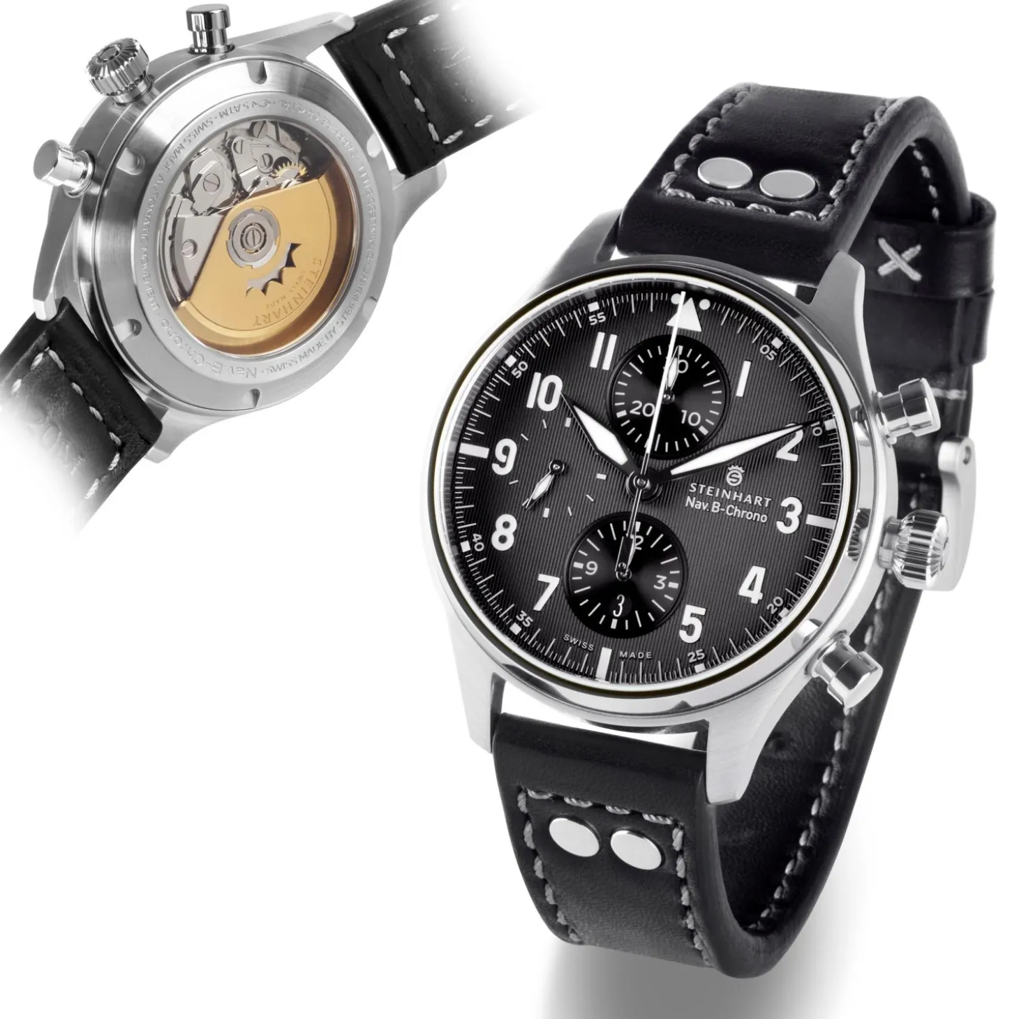 Steinhart Watches Nav.B-Chrono 42 Classic A-Type Black