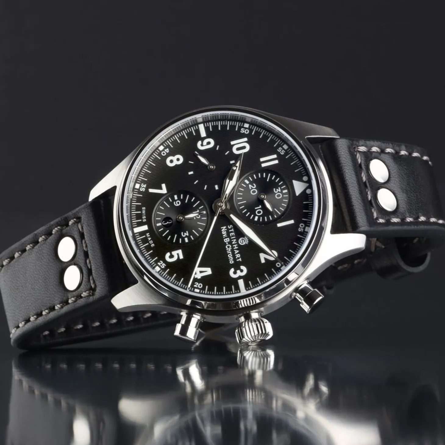 Steinhart Watches Nav.B-Chrono 42 Classic A-Type Black