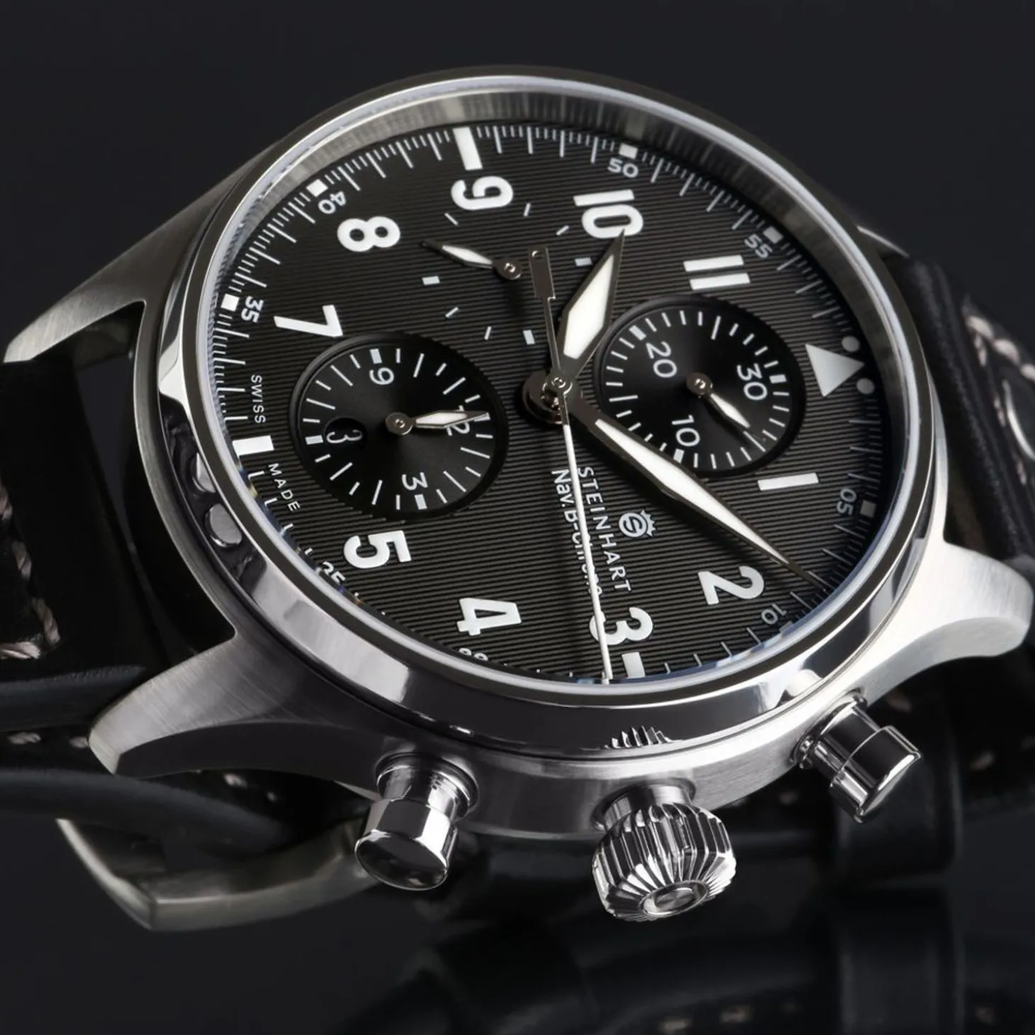 Steinhart Watches Nav.B-Chrono 42 Classic A-Type Black