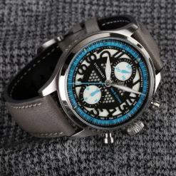Steinhart Watches Nav.B-Chrono 42 Skeleton Blue