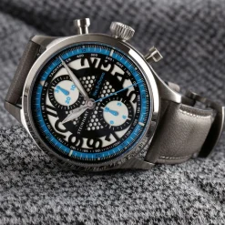 Steinhart Watches Nav.B-Chrono 42 Skeleton Blue