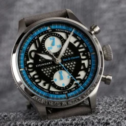 Steinhart Watches Nav.B-Chrono 42 Skeleton Blue