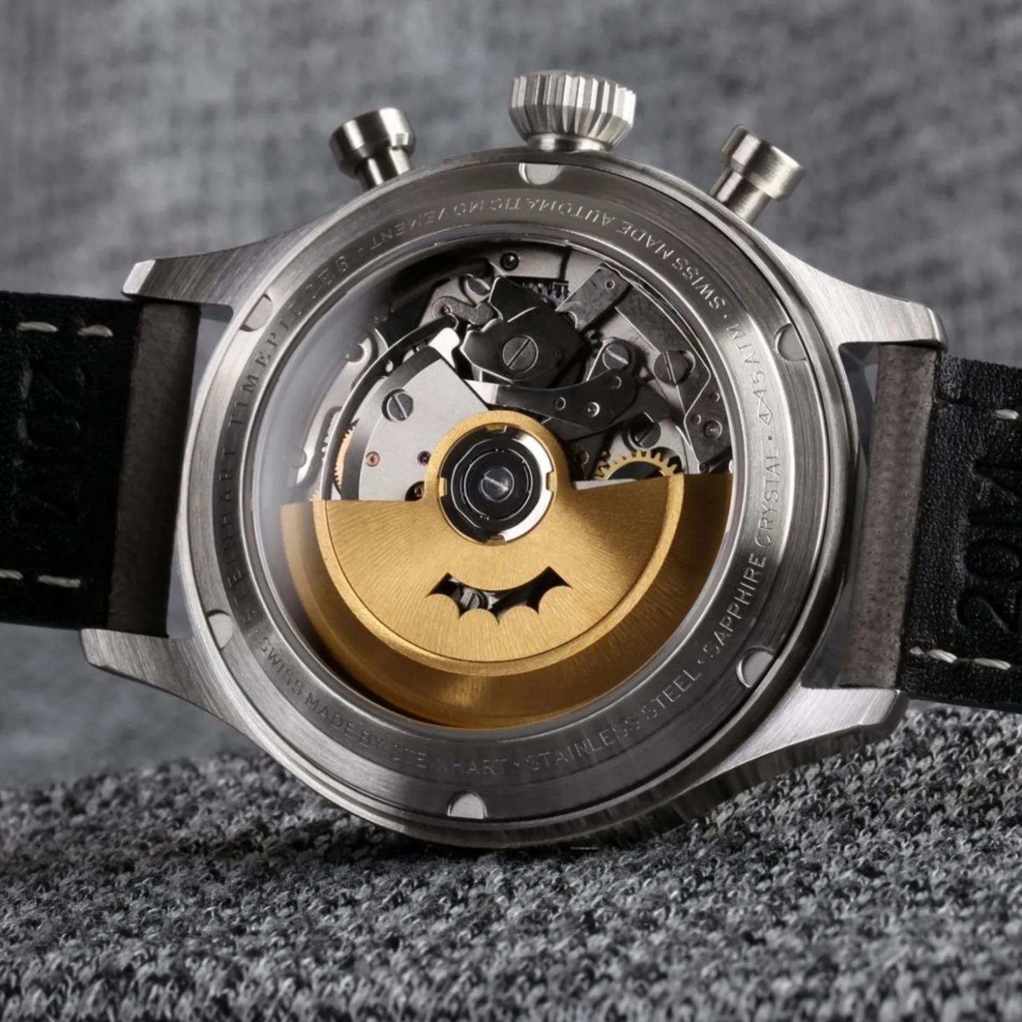 Steinhart Watches Nav.B-Chrono 42 Skeleton Blue