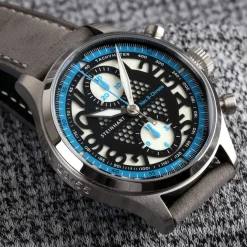 Steinhart Watches Nav.B-Chrono 42 Skeleton Blue