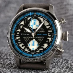Steinhart Watches Nav.B-Chrono 42 Skeleton Blue