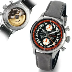 Steinhart Watches Nav.B-Chrono 42 Skeleton Orange