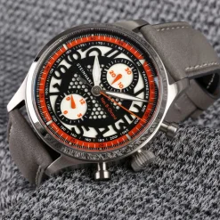 Steinhart Watches Nav.B-Chrono 42 Skeleton Orange