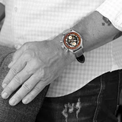 Steinhart Watches Nav.B-Chrono 42 Skeleton Orange