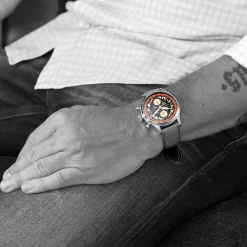 Steinhart Watches Nav.B-Chrono 42 Skeleton Orange