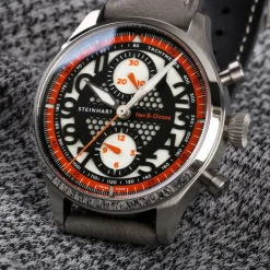 Steinhart Watches Nav.B-Chrono 42 Skeleton Orange