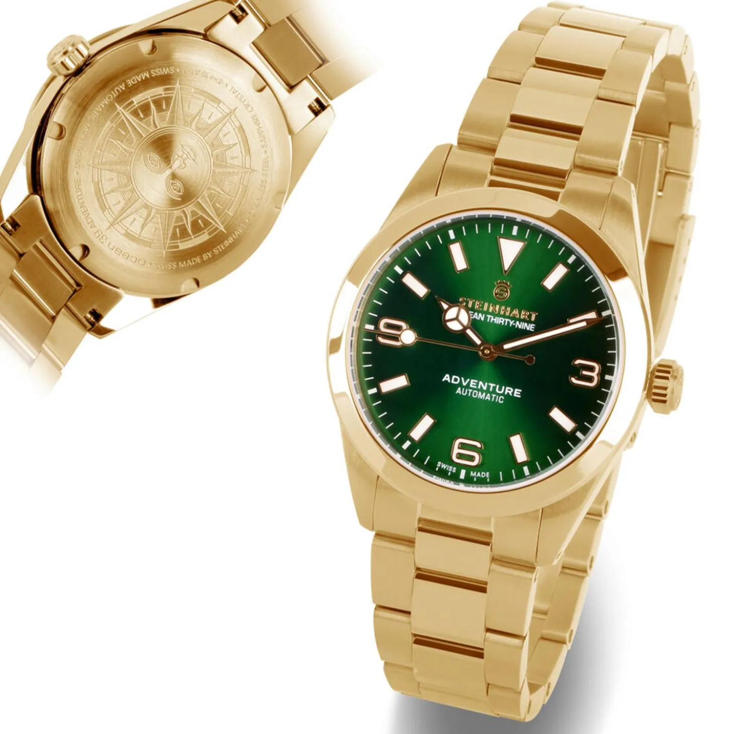 Steinhart Watches Ocean 39 Adventure Gold