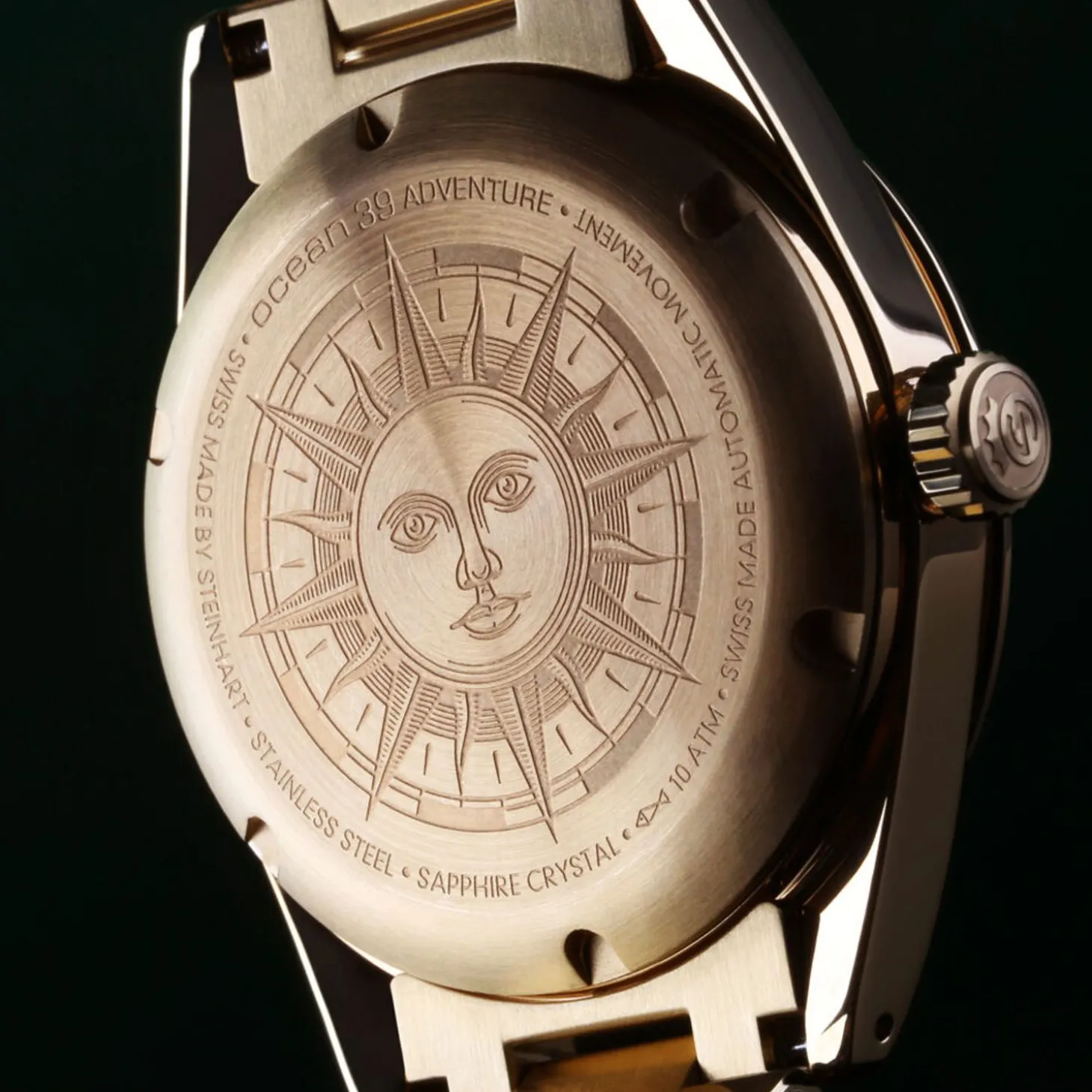 Steinhart Watches Ocean 39 Adventure Gold