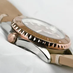 Steinhart Watches Ocean 39 Beige Ceramic Diver Watch