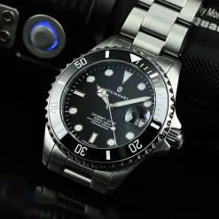 Steinhart Watches Ocean 39 Black Ceramic Diver Watch
