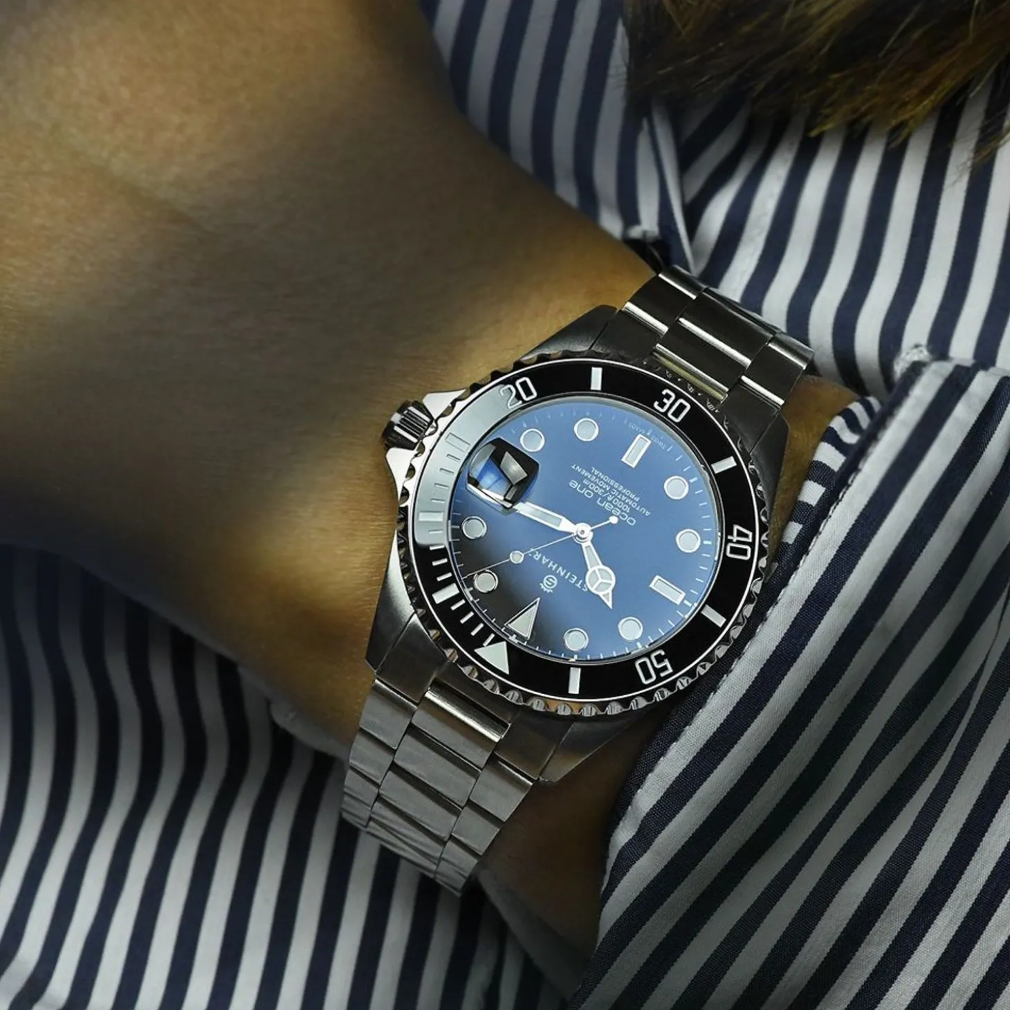 Steinhart Watches Ocean 39 Black Ceramic Diver Watch