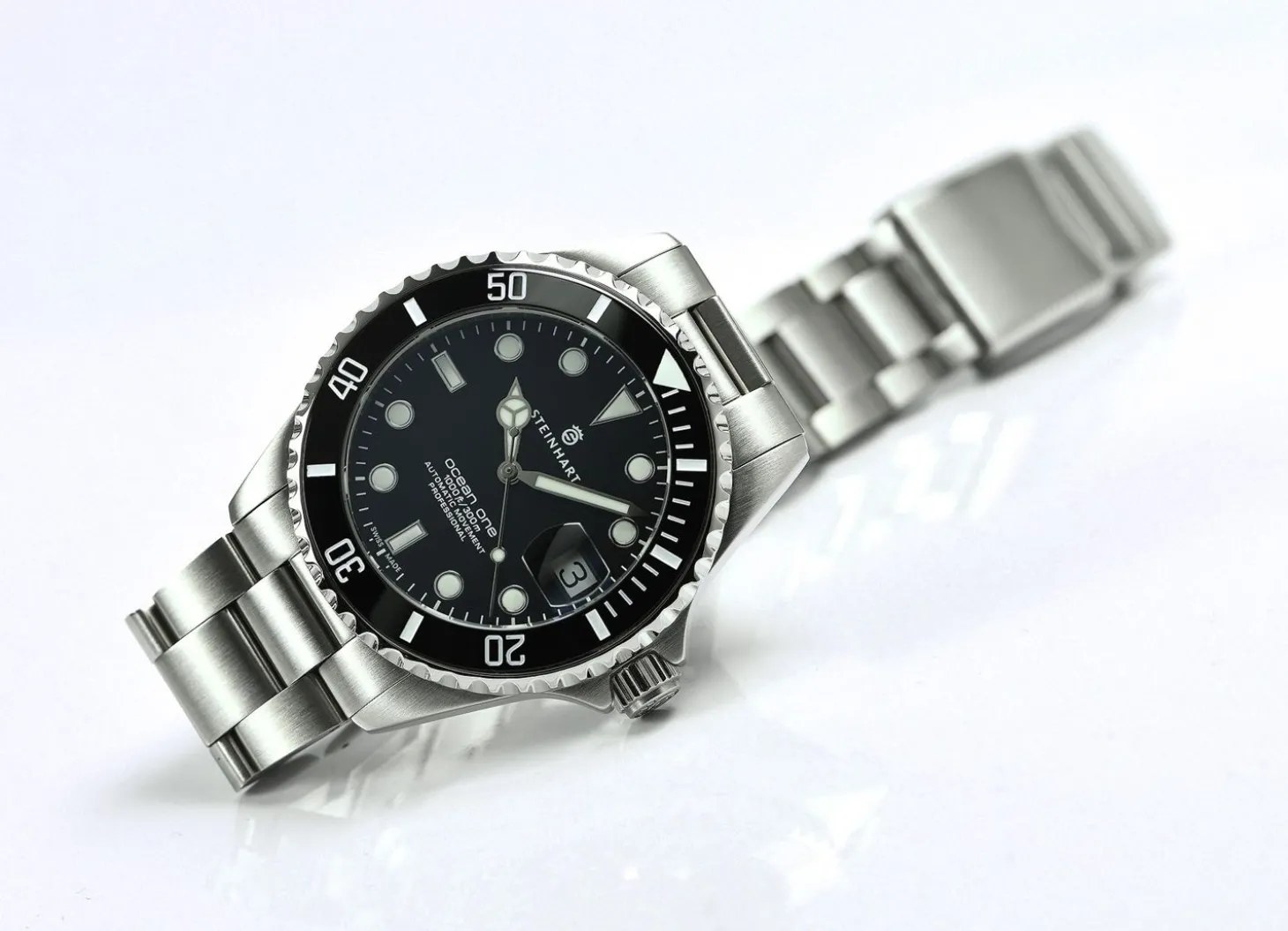 Steinhart Watches Ocean 39 Black Ceramic Diver Watch