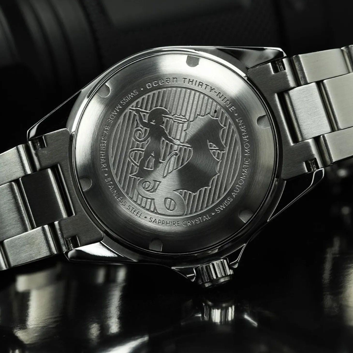 Steinhart Watches Ocean 39 Black Ceramic Diver Watch