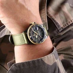 Steinhart Watches Ocean 39 Black Military Camouflage Diver Watch