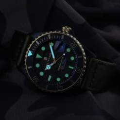 Steinhart Watches Ocean 39 Black Military Camouflage Diver Watch