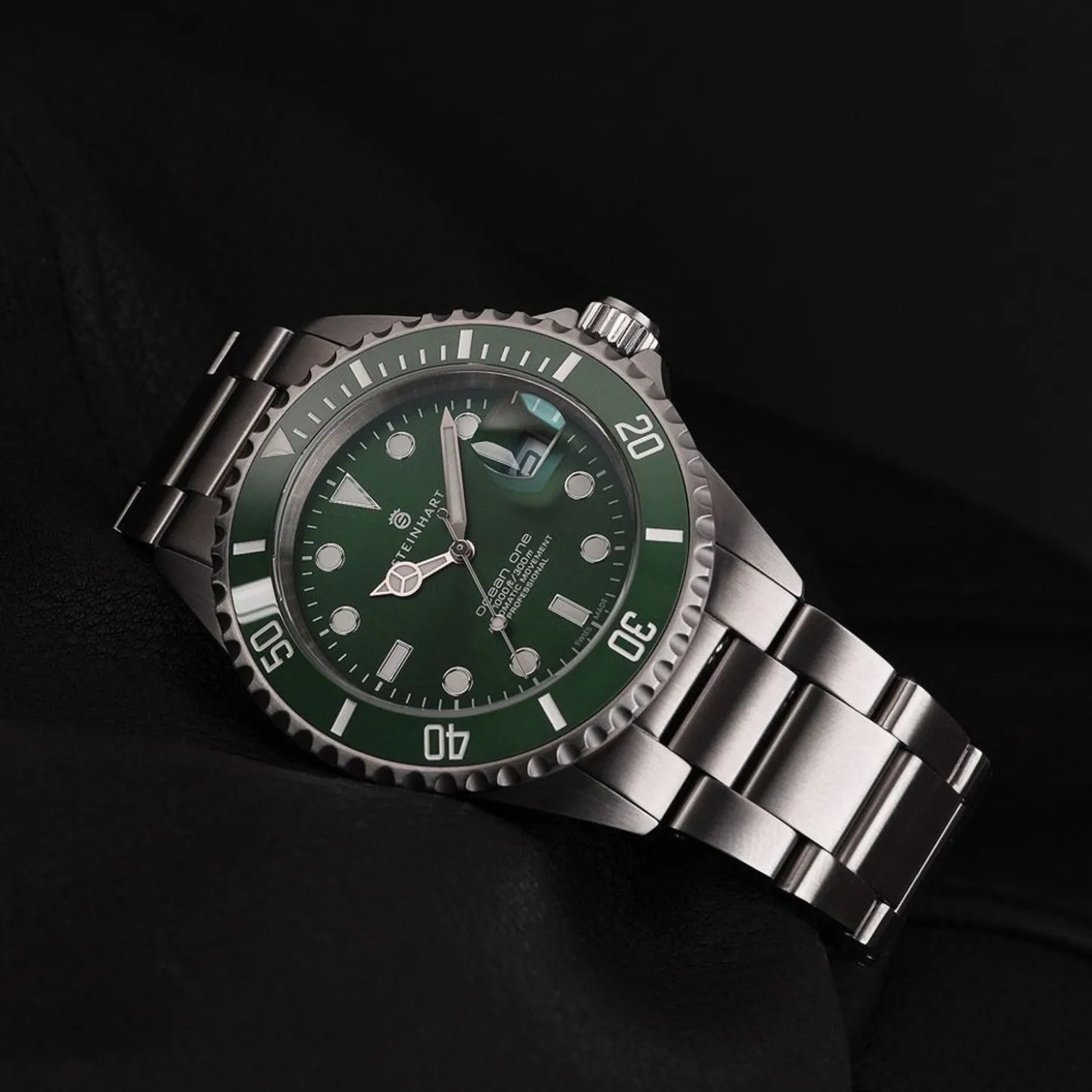 Steinhart Watches Ocean 39 Double-Green Ceramic Premium Diver Watch
