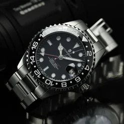 Steinhart Watches Ocean 39 Gmt Black Ceramic Diver Watch