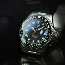 Steinhart Watches Ocean 39 Gmt Black Ceramic Diver Watch