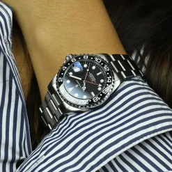 Steinhart Watches Ocean 39 Gmt Black Ceramic Diver Watch