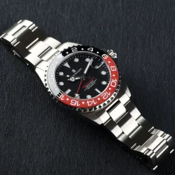 Steinhart Watches Ocean 39 Gmt Black-Red Ceramic Diver Watch