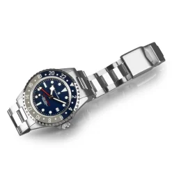 Steinhart Watches Ocean 3 Gmt Blue-Grey Ceramic