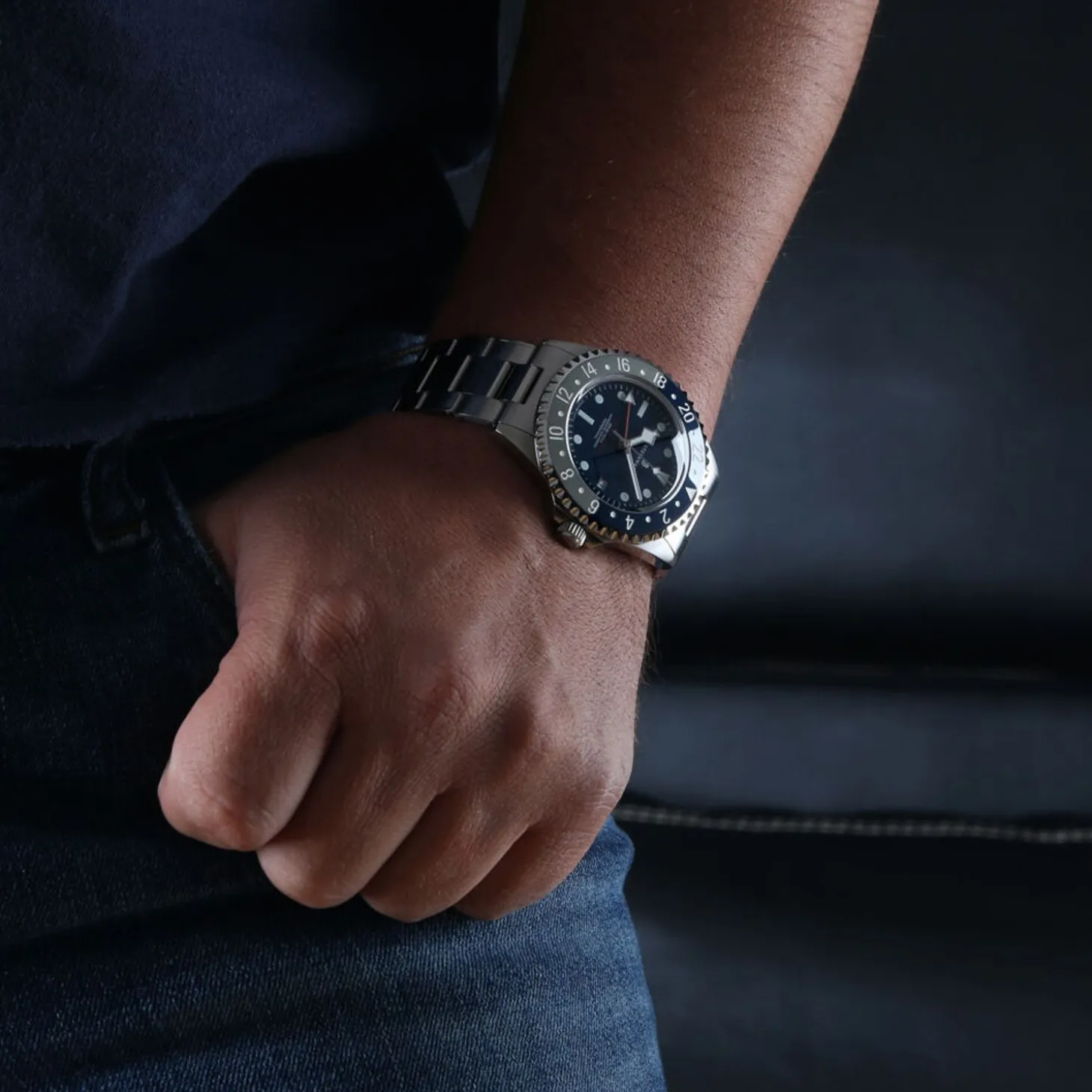 Steinhart Watches Ocean 3 Gmt Blue-Grey Ceramic