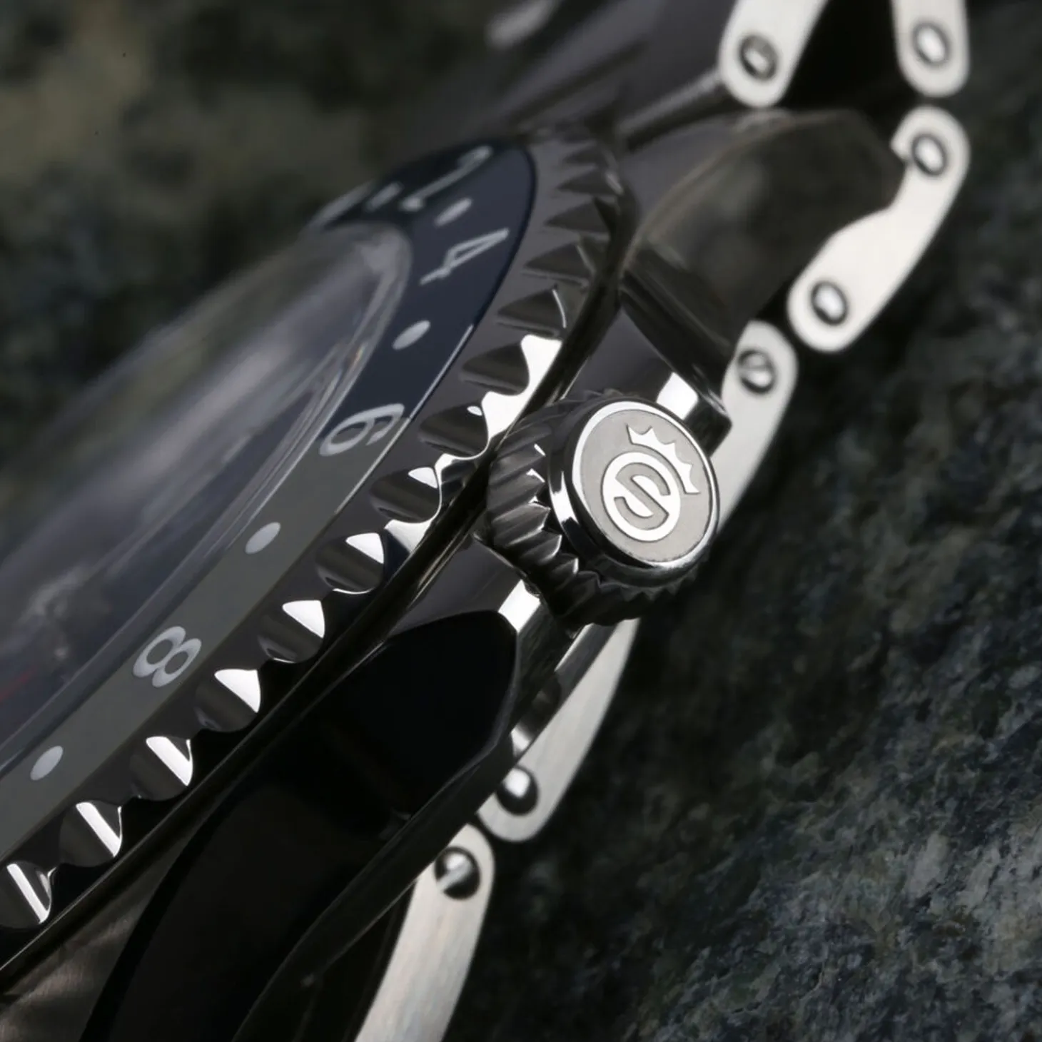 Steinhart Watches Ocean 3 Gmt Blue-Grey Ceramic