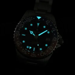 Steinhart Watches Ocean 39 Gmt Blue-Red Ceramic Diver Watch