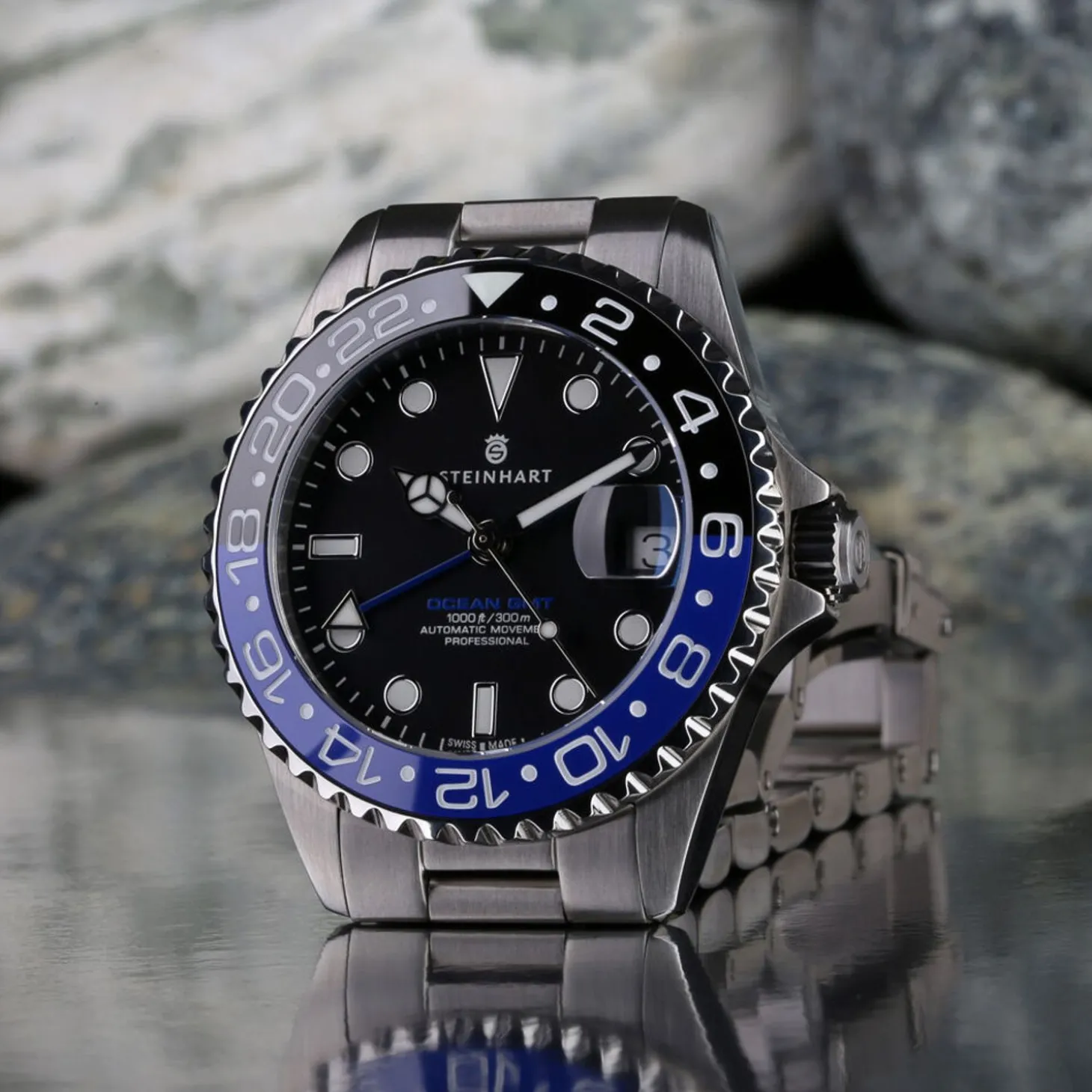 Steinhart Watches Ocean 39 Gmt Classic Ceramic