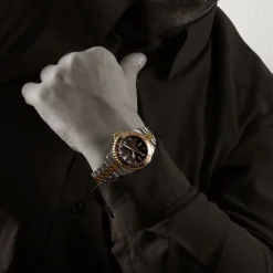 Steinhart Watches Ocean 39 Gmt.2 Two-Tone Chocolate Diver Watch