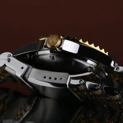 Steinhart Watches Ocean 39 Gmt.2 Two-Tone Chocolate Diver Watch
