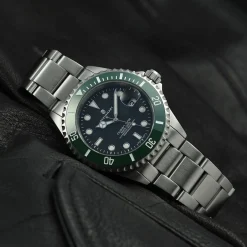 Steinhart Watches Ocean 39 Green Ceramic Diver Watch