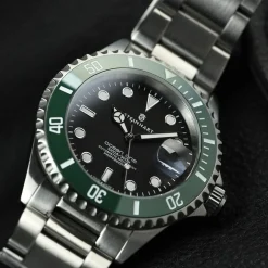 Steinhart Watches Ocean 39 Green Ceramic Diver Watch