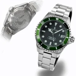 Steinhart Watches Ocean 39 Green Diver Watch