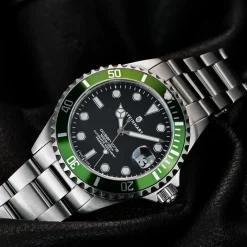 Steinhart Watches Ocean 39 Green Diver Watch