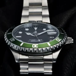 Steinhart Watches Ocean 39 Green Diver Watch