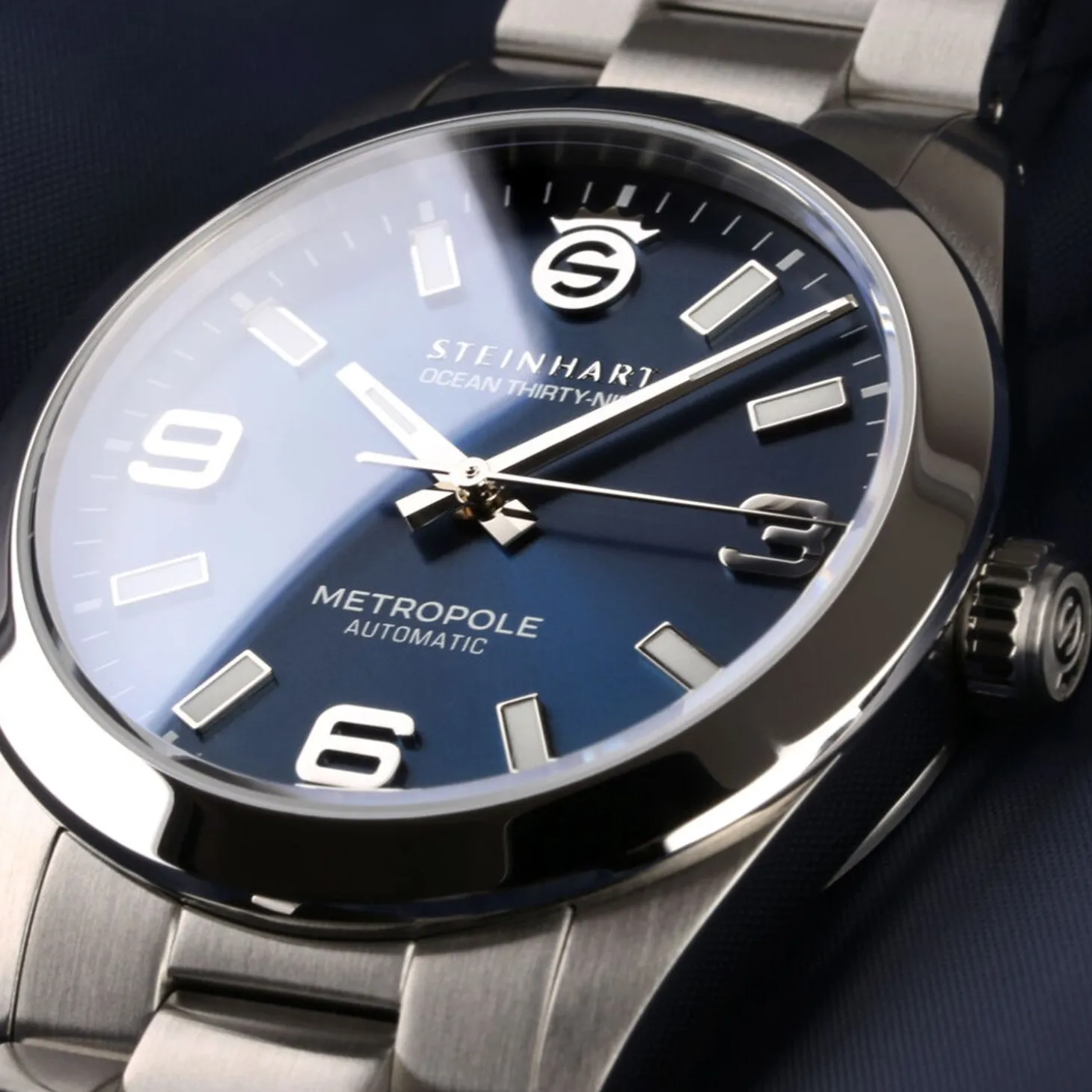 Steinhart Watches Ocean 39 Metropole Sunray Blue
