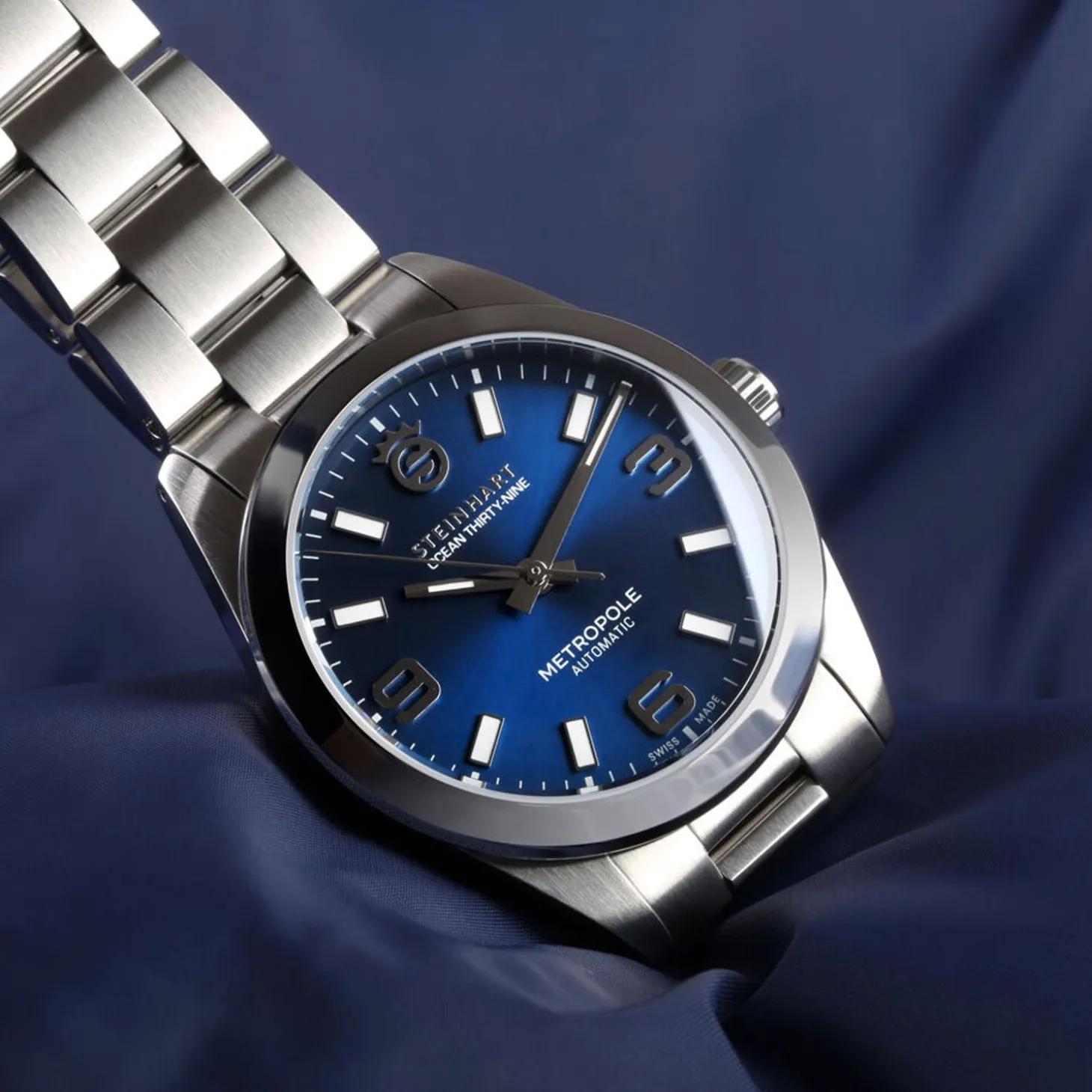 Steinhart Watches Ocean 39 Metropole Sunray Blue