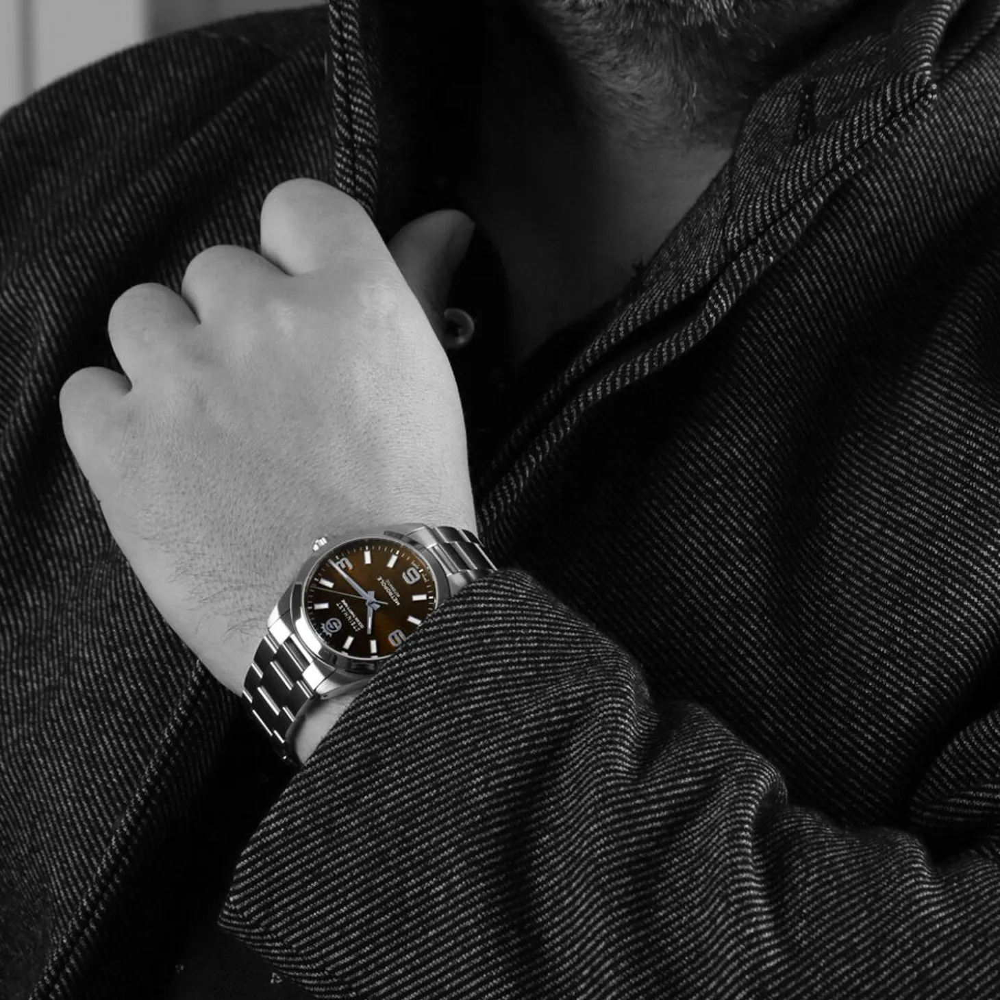 Steinhart Watches Ocean 39 Metropole Sunray Chocolate