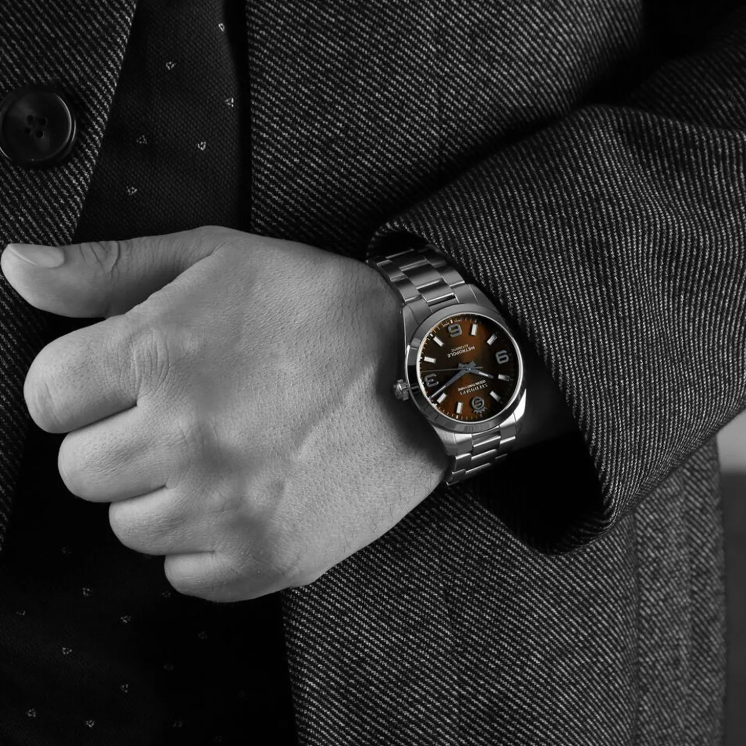 Steinhart Watches Ocean 39 Metropole Sunray Chocolate