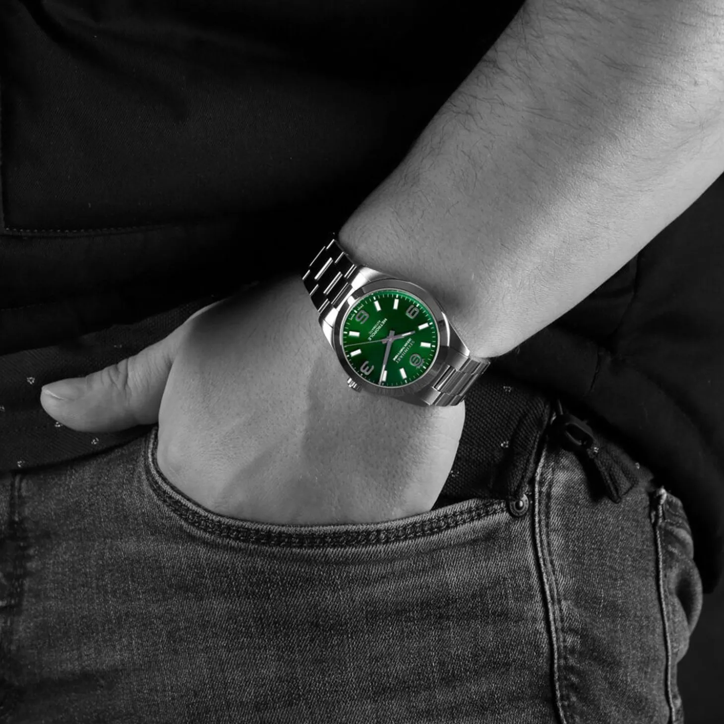 Steinhart Watches Ocean 39 Metropole Sunray Green