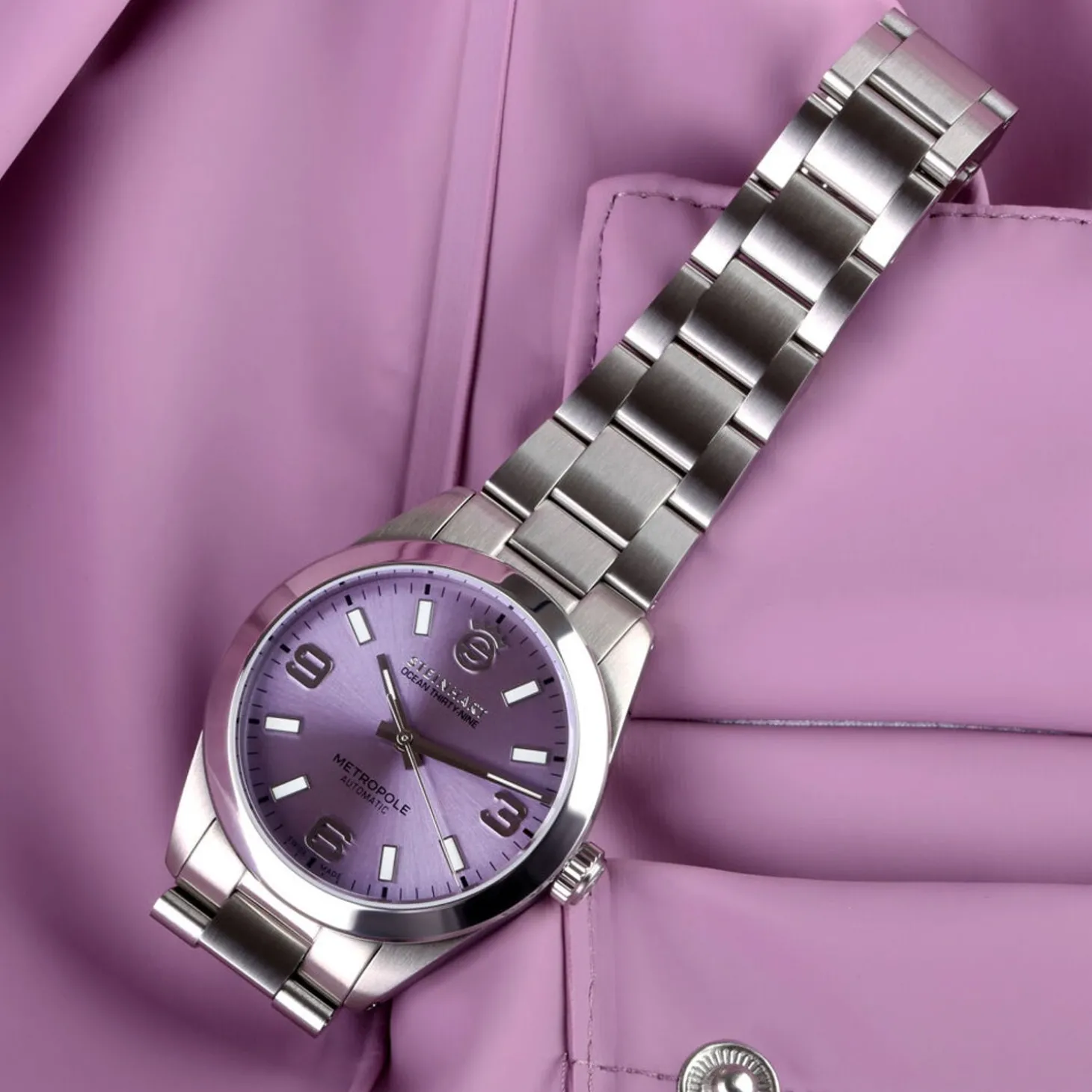 Steinhart Watches Ocean 39 Metropole Sunray Purple