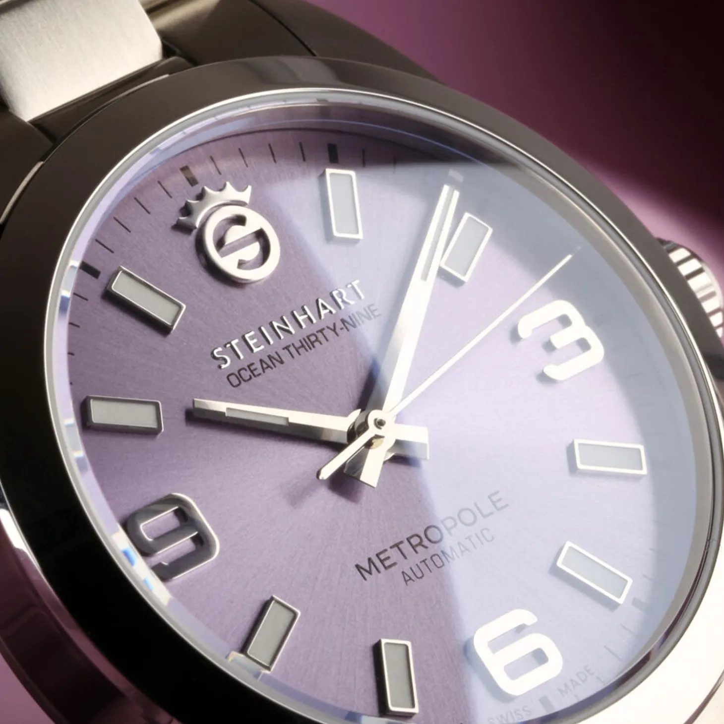 Steinhart Watches Ocean 39 Metropole Sunray Purple