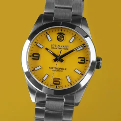 Steinhart Watches Ocean 39 Metropole Yellow