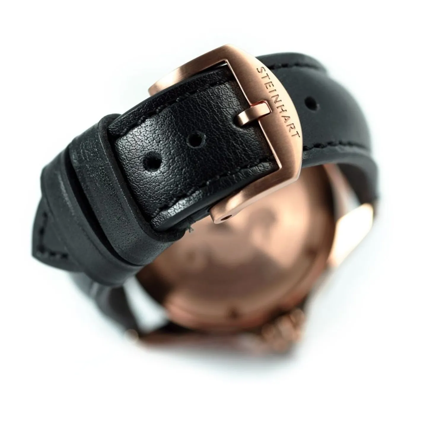 Steinhart Watches Ocean 39 Pink-Gold Ceramic Diver Watch